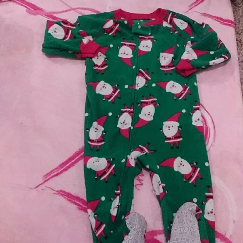 🌜Christmas Footie PJ's🌼